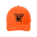 UTRGV™ Embroidered V Logo Dad Cap - Orange/Black | Official Licensed Headwear