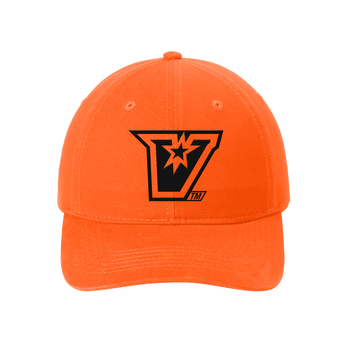 UTRGV™ Embroidered V Logo Dad Cap - Orange/Black | Official Licensed Headwear