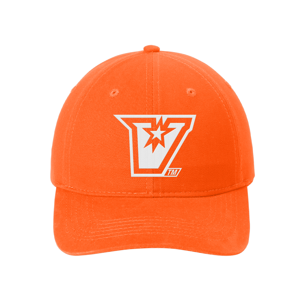 UTRGV™ Embroidered V Logo Dad Cap - Orange | Official Licensed Headwear