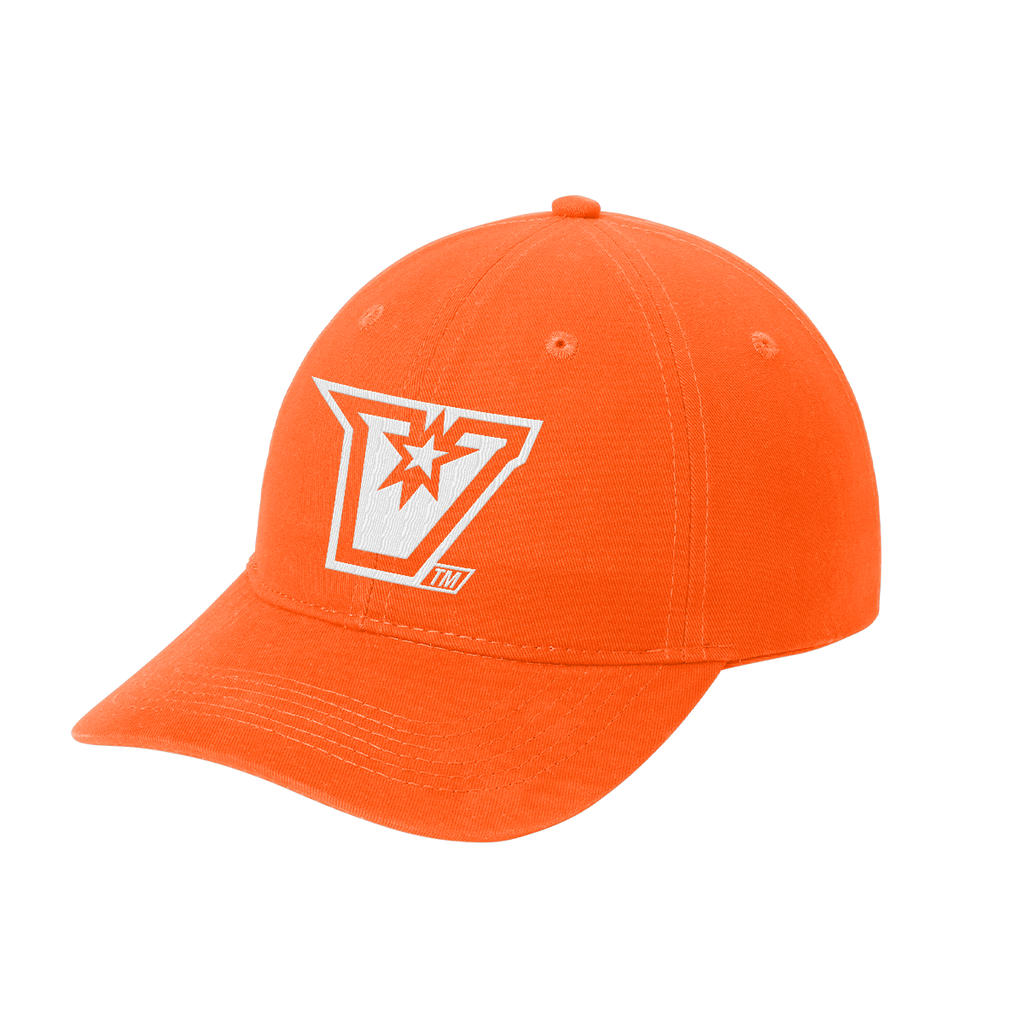 UTRGV™ Embroidered V Logo Dad Cap - Orange | Official Licensed Headwear