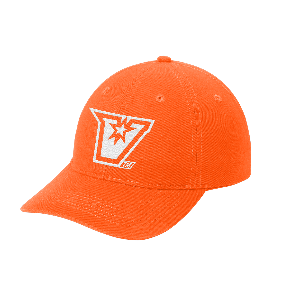 UTRGV™ Embroidered V Logo Dad Cap - Orange | Official Licensed Headwear