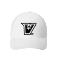 UTRGV™ Embroidered V-Logo – Classic Dad Cap (White/Black)