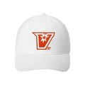 UTRGV™ Embroidered V Logo Dad Cap - White/Orange | Official Licensed Headwear