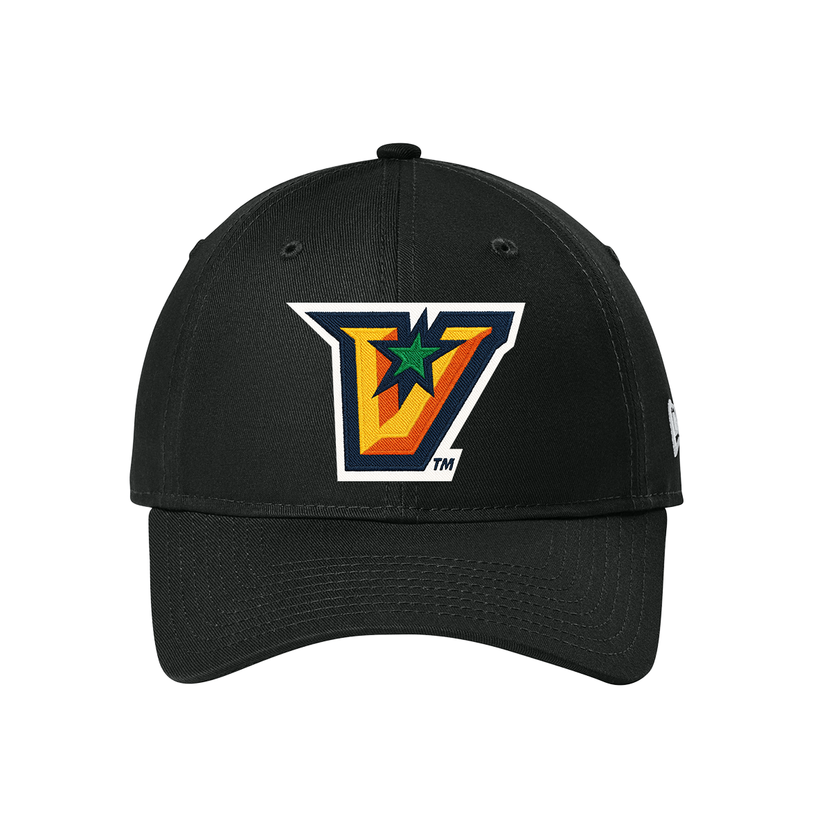 UTRGV™ Full Color V Logo Performance Cap - Black | Official Licensed Headwear
