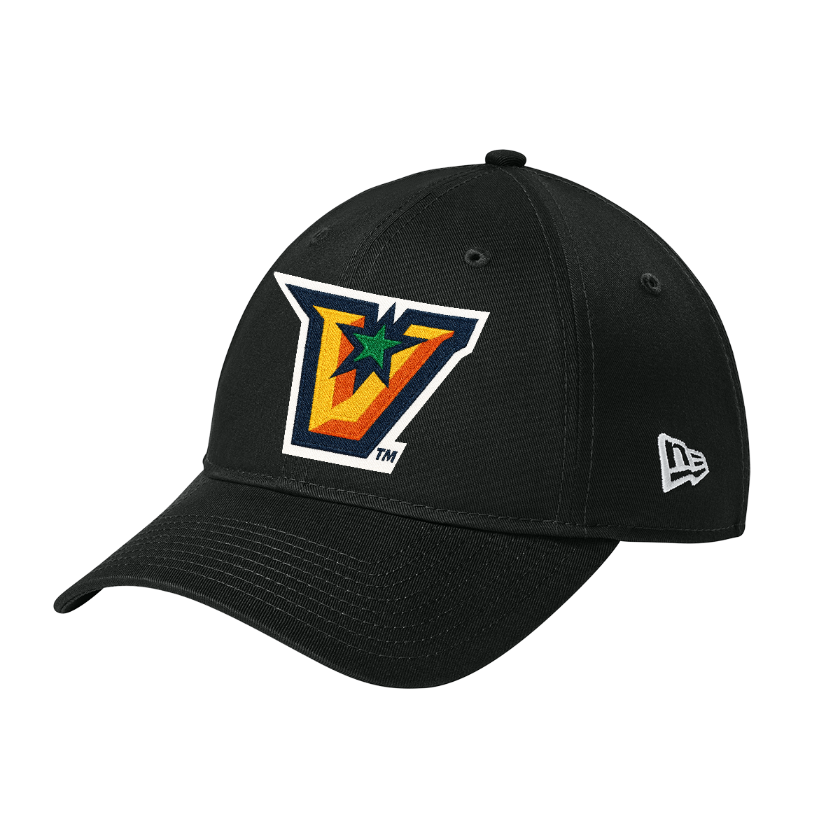 UTRGV™ Full Color V Logo Performance Cap - Black | Official Licensed Headwear