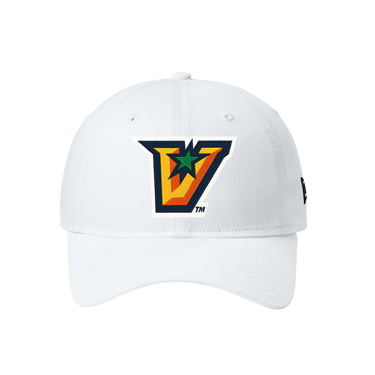 UTRGV™ Full Color V Logo Performance Cap - White | Official Licensed Headwear