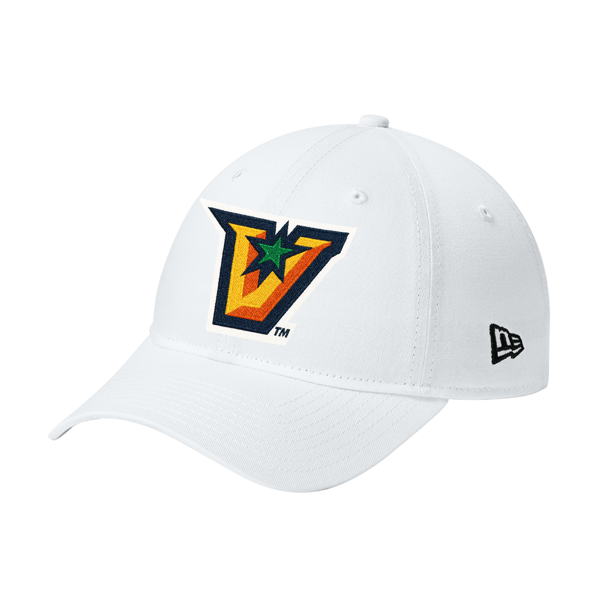 UTRGV™ Full Color V Logo Performance Cap - White | Official Licensed Headwear