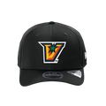 UTRGV™ Full Color V Logo Stretch Fit Cap - Black | Official Licensed New Era® Headwear