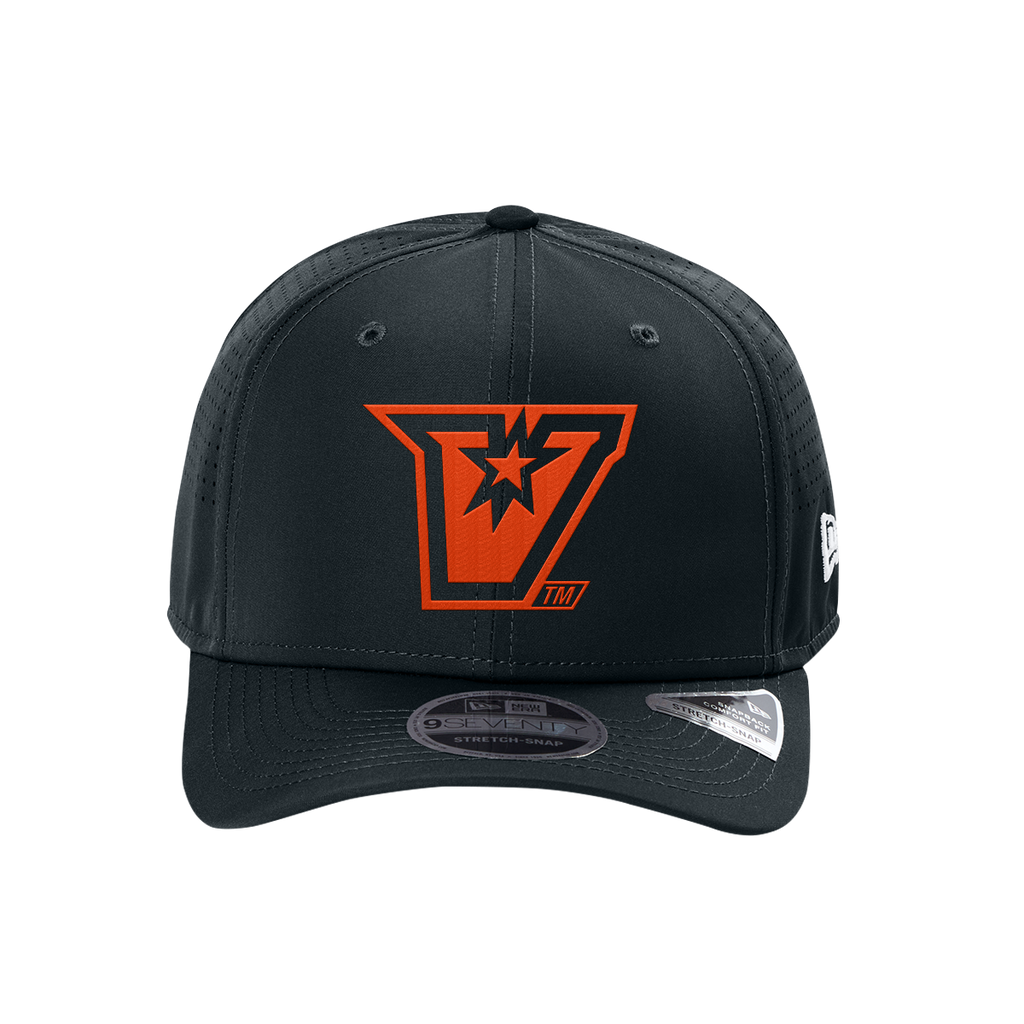 UTRGV™ Embroidered V Logo Dad Cap - Navy/Orange | Official Licensed Headwear