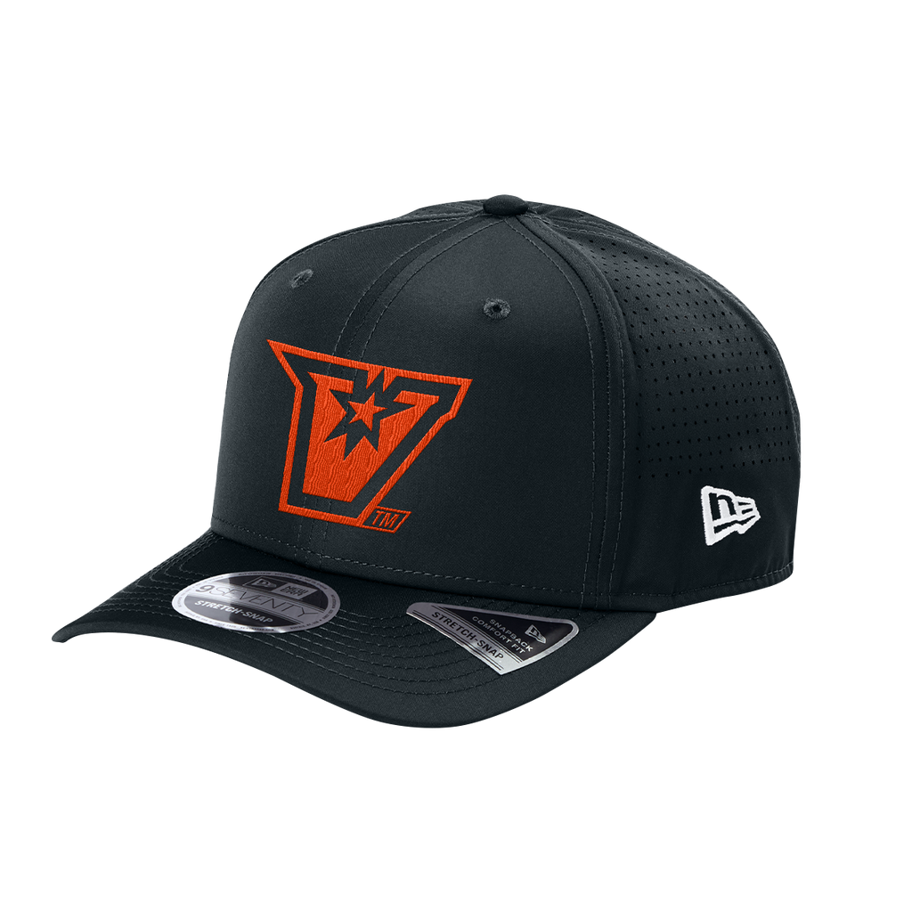 UTRGV™ Embroidered V Logo Dad Cap - Navy/Orange | Official Licensed Headwear
