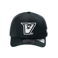 UTRGV™ Embroidered White V Logo Stretch Fit Cap - Navy | Official Licensed New Era® Headwear