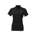 UTRGV™ - Orange V Logo - Women's Black Polo