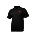 UTRGV™ Orange V Logo Men's Polo - Black | Official Licensed Apparel