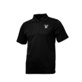 UTRGV™ - White V Logo - Men's Black Polo