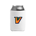 UTRGV™ V Logo Can Cooler - White | Official Licensed Beverage Koozie