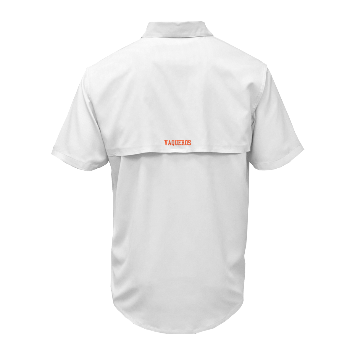 UTRGV™ Texas Logo Men's Fishing Shirt - White | Official Licensed Apparel