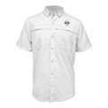 UTRGV™ Texas Logo Men's Fishing Shirt - White | Official Licensed Apparel