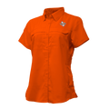 UTRGV™ - Texas Logo - Women's Orange Fishing Shirt | Official Apparel