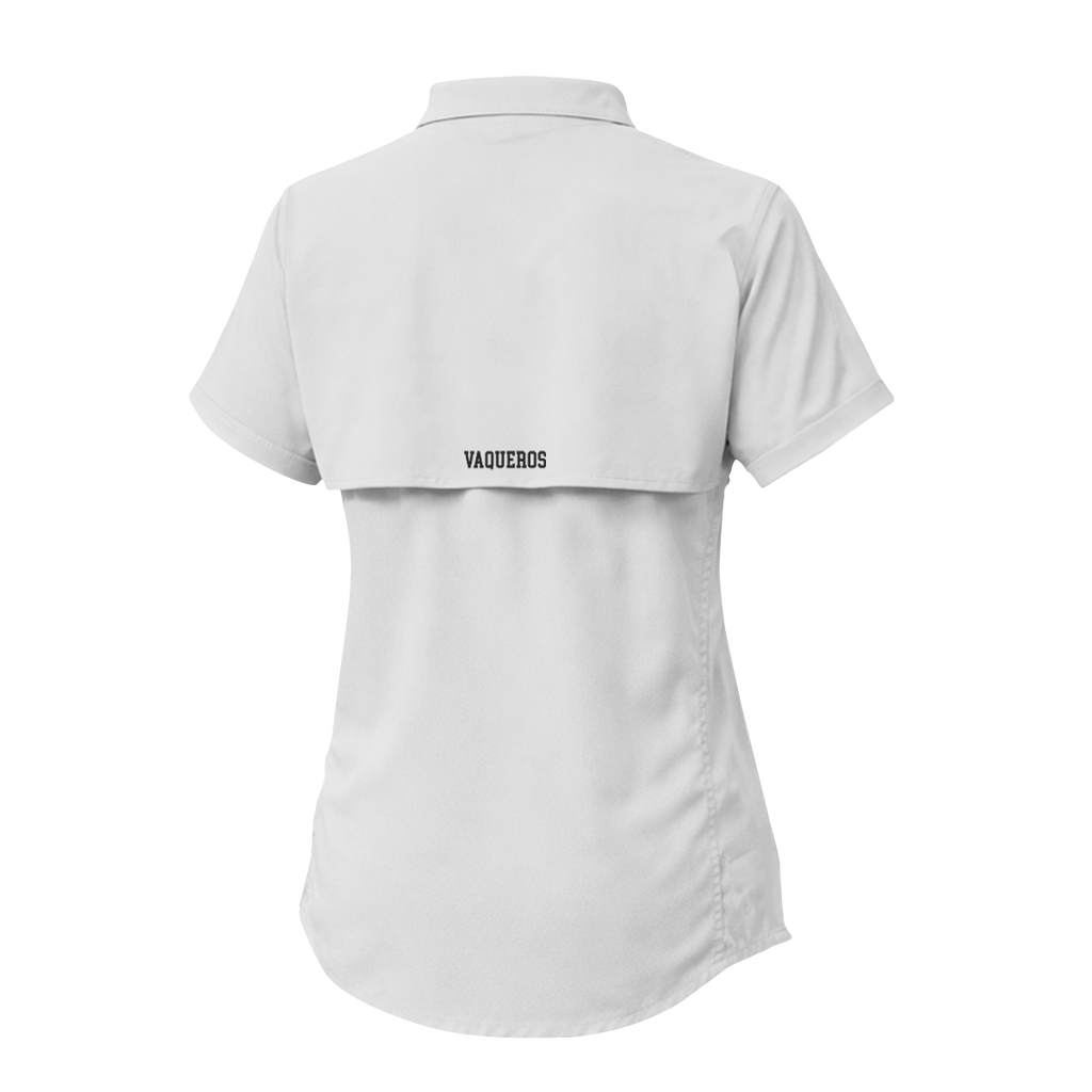 UTRGV™ - Black Texas Logo - Women's White Fishing Shirt | Official Apparel