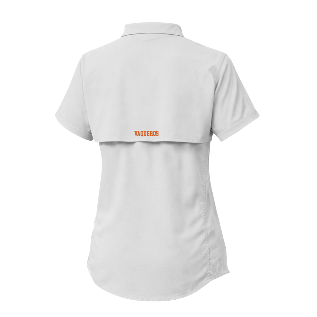 UTRGV™ - Texas Logo - Women's White Fishing Shirt | Official Apparel