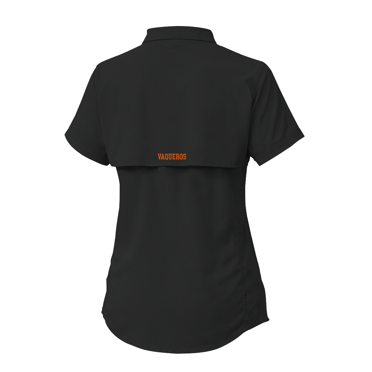 UTRGV™ - Orange V Logo - Women's Black Fishing Shirt | Official Apparel