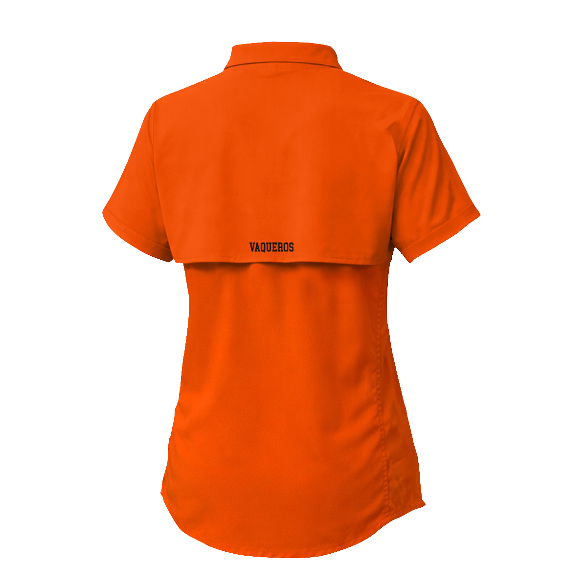 UTRGV™ - Black V Logo - Women's Orange Fishing Shirt | Official Apparel